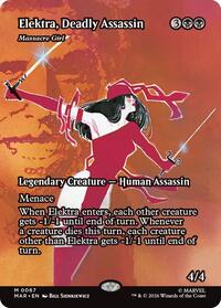 Elektra, Deadly Assassin - Massacre Girl (Borderless), Marvel Universe Eternal-Legal
