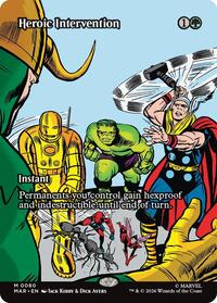 Heroic Intervention (0080) (Borderless), Marvel Universe Eternal-Legal