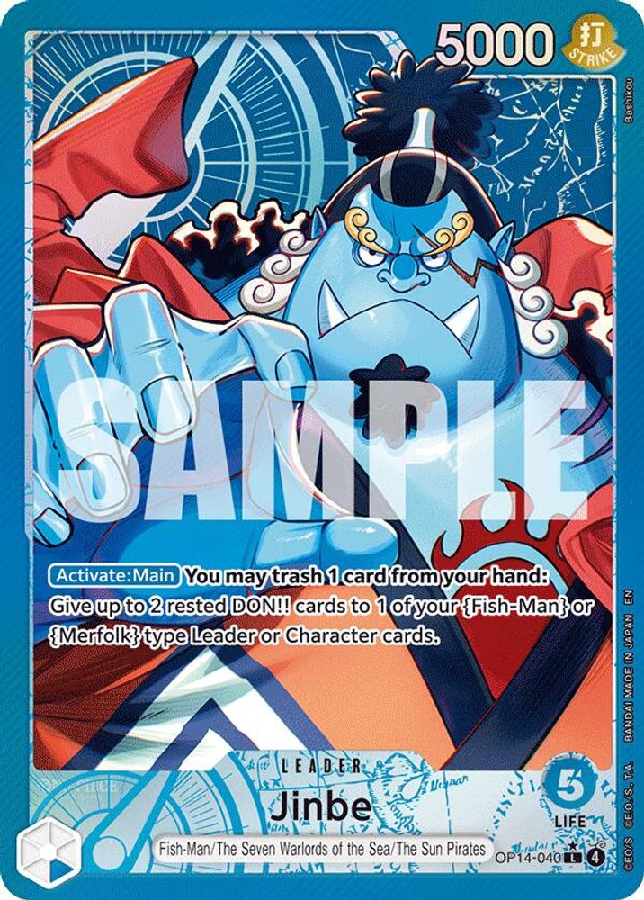 Jinbe - OP14-040 (Alternate Art)