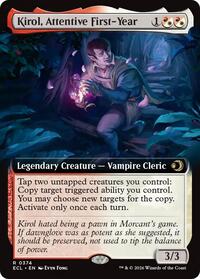 Kirol, Attentive First-Year (Extended Art), Lorwyn Eclipsed