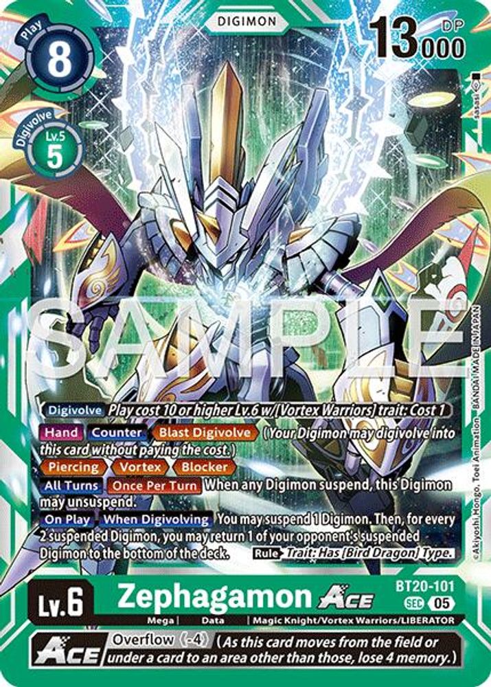 Zephagamon ACE (Reprint), Foil, front