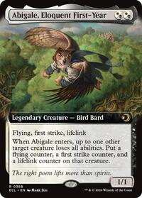 Abigale, Eloquent First-Year (Extended Art), Lorwyn Eclipsed