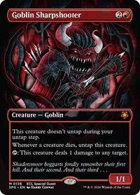 Goblin Sharpshooter (Borderless), Special Guests