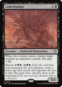 Lamentation, Commander: Lorwyn Eclipsed