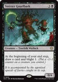 Sinister Gnarlbark, Commander: Lorwyn Eclipsed