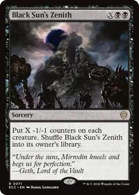Black Sun's Zenith, Commander: Lorwyn Eclipsed