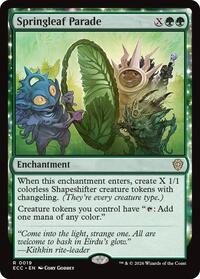 Springleaf Parade, Commander: Lorwyn Eclipsed