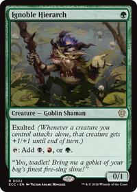 Ignoble Hierarch, Commander: Lorwyn Eclipsed