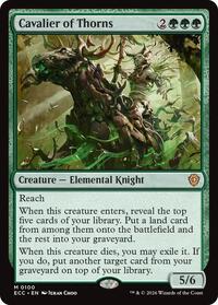 Cavalier of Thorns, Commander: Lorwyn Eclipsed