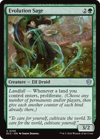 Evolution Sage, Commander: Lorwyn Eclipsed