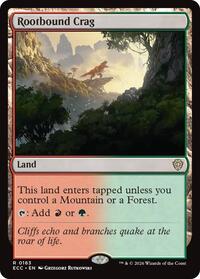 Rootbound Crag, Commander: Lorwyn Eclipsed