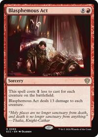 Blasphemous Act, Commander: Lorwyn Eclipsed