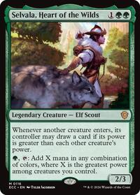 Selvala, Heart of the Wilds, Commander: Lorwyn Eclipsed