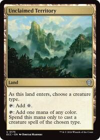 Unclaimed Territory, Commander: Lorwyn Eclipsed