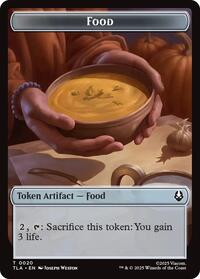Food (0020) // Ally (0007) Double-Sided Token, Avatar: The Last Airbender