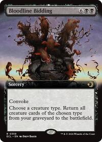 Bloodline Bidding (Extended Art), Lorwyn Eclipsed