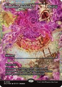 Bloodline Bidding (Showcase) (Fracture Foil), Lorwyn Eclipsed