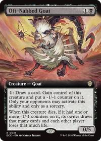 Oft-Nabbed Goat (Extended Art), Commander: Lorwyn Eclipsed