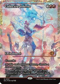 Collective Inferno (Showcase) (Fracture Foil), Lorwyn Eclipsed