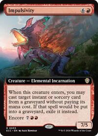 Impulsivity (Extended Art), Commander: Lorwyn Eclipsed