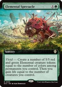 Elemental Spectacle (Extended Art), Commander: Lorwyn Eclipsed