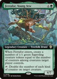 Ferrafor, Young Yew (Extended Art), Commander: Lorwyn Eclipsed