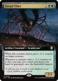 Dread Tiller (Extended Art), Commander: Lorwyn Eclipsed