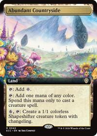Abundant Countryside (Extended Art), Commander: Lorwyn Eclipsed