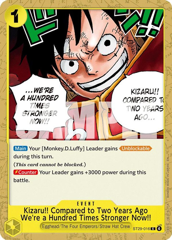 Kizaru!! Compared to Two Years Ago We're a Hundred Times Stronger Now!!