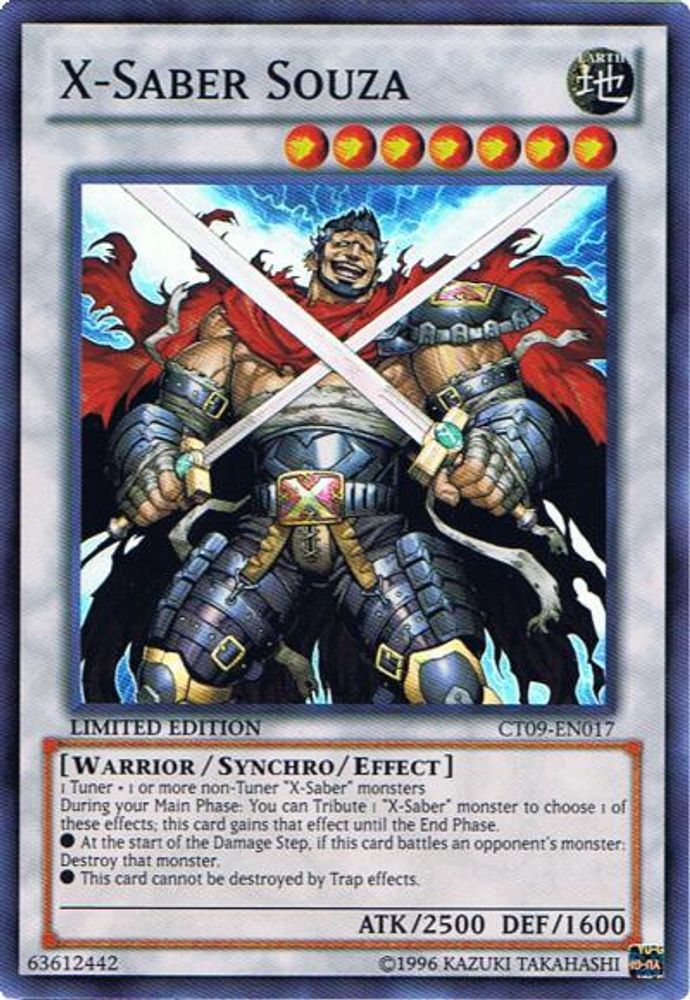 X-Saber Souza, Limited, front