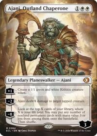 Ajani, Outland Chaperone (Borderless), Lorwyn Eclipsed