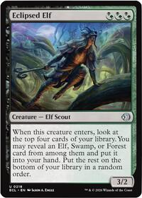 Eclipsed Elf, Lorwyn Eclipsed