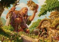 Curious Colossus Art Card, Art Series: Lorwyn Eclipsed