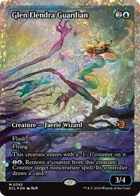 Glen Elendra Guardian (0393) (Showcase) (Fracture Foil), Lorwyn Eclipsed