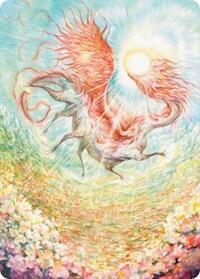 Eirdu, Carrier of Dawn Art Card, Art Series: Lorwyn Eclipsed