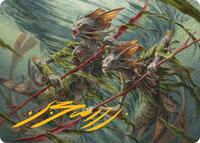 Champions of the Shoal Art Card (Gold-Stamped Signature), Art Series: Lorwyn Eclipsed