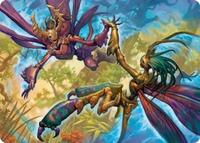 Illusion Spinners Art Card, Art Series: Lorwyn Eclipsed