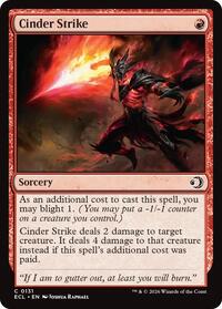 Cinder Strike, Lorwyn Eclipsed