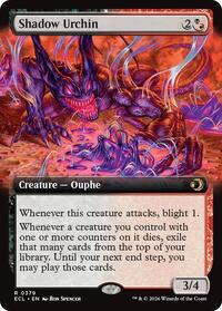 Shadow Urchin (Extended Art), Lorwyn Eclipsed