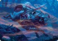 Bristlebane Outrider Art Card, Art Series: Lorwyn Eclipsed