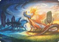 Celestial Reunion Art Card (19/54), Art Series: Lorwyn Eclipsed