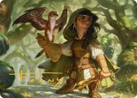 Crossroads Watcher Art Card (Gold-Stamped Signature), Art Series: Lorwyn Eclipsed