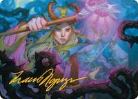 Stoic Grove-Guide Art Card (Gold-Stamped Signature), Art Series: Lorwyn Eclipsed