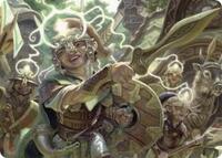 Thoughtweft Lieutenant Art Card, Art Series: Lorwyn Eclipsed