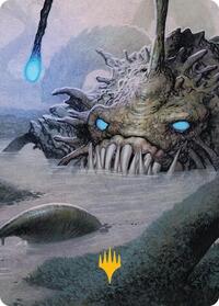 Deceit Art Card (Gold-Stamped Planeswalker Symbol), Art Series: Lorwyn Eclipsed