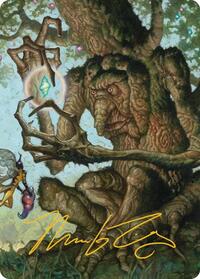 Faeburrow Elder Art Card (Gold-Stamped Signature), Art Series: Lorwyn Eclipsed