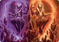 Fire Covenant Art Card, Art Series: Lorwyn Eclipsed