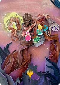 Painter's Servant Art Card (Gold-Stamped Planeswalker Symbol), Art Series: Lorwyn Eclipsed