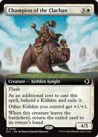 Champion of the Clachan (Extended Art), Lorwyn Eclipsed