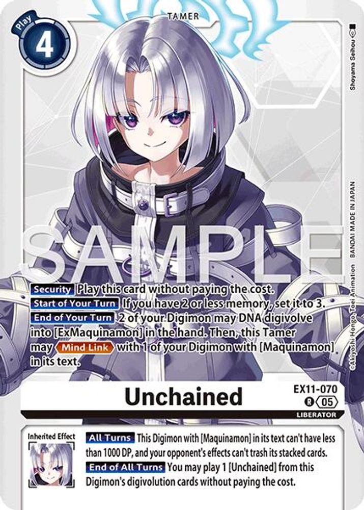 Unchained, Foil, front